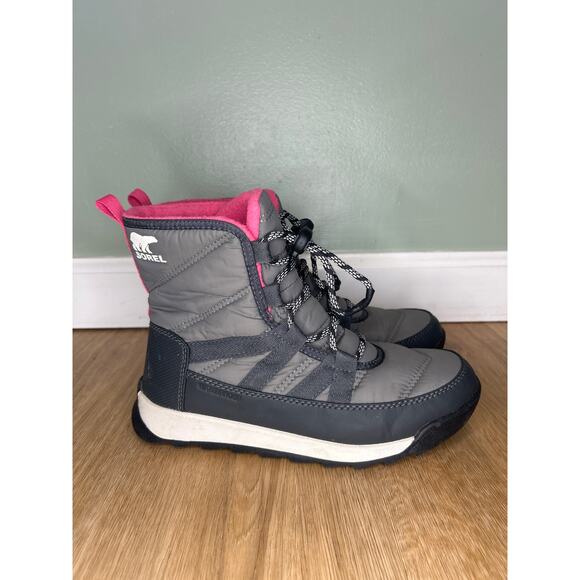 Sorel Kids Boots - Gray and Pink - Picture 4 of 9